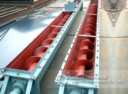 The models of screw conveyor blades