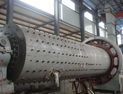 The grinding procedure of ball mill