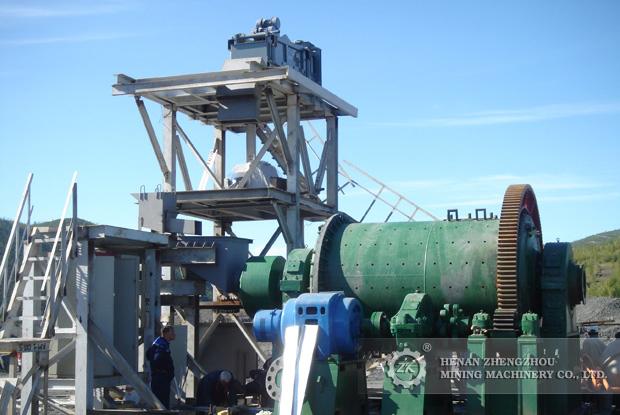 Ball Mill and crusher for Gold Ore Dressing Project in Russia