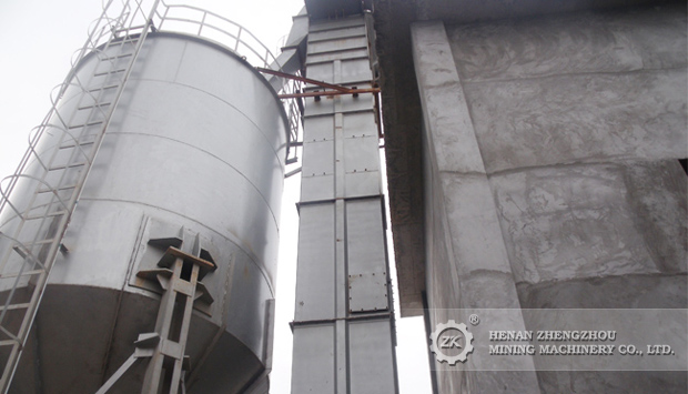 Bucket elevator and screw conveyor for project in Uzbekistan