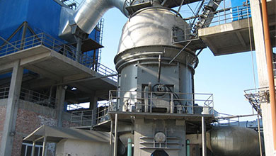 Bauxite grinding production line in Yangquan, Shanxi.