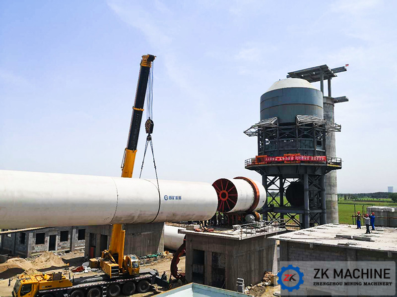 Installation of Rotary kiln Equipment